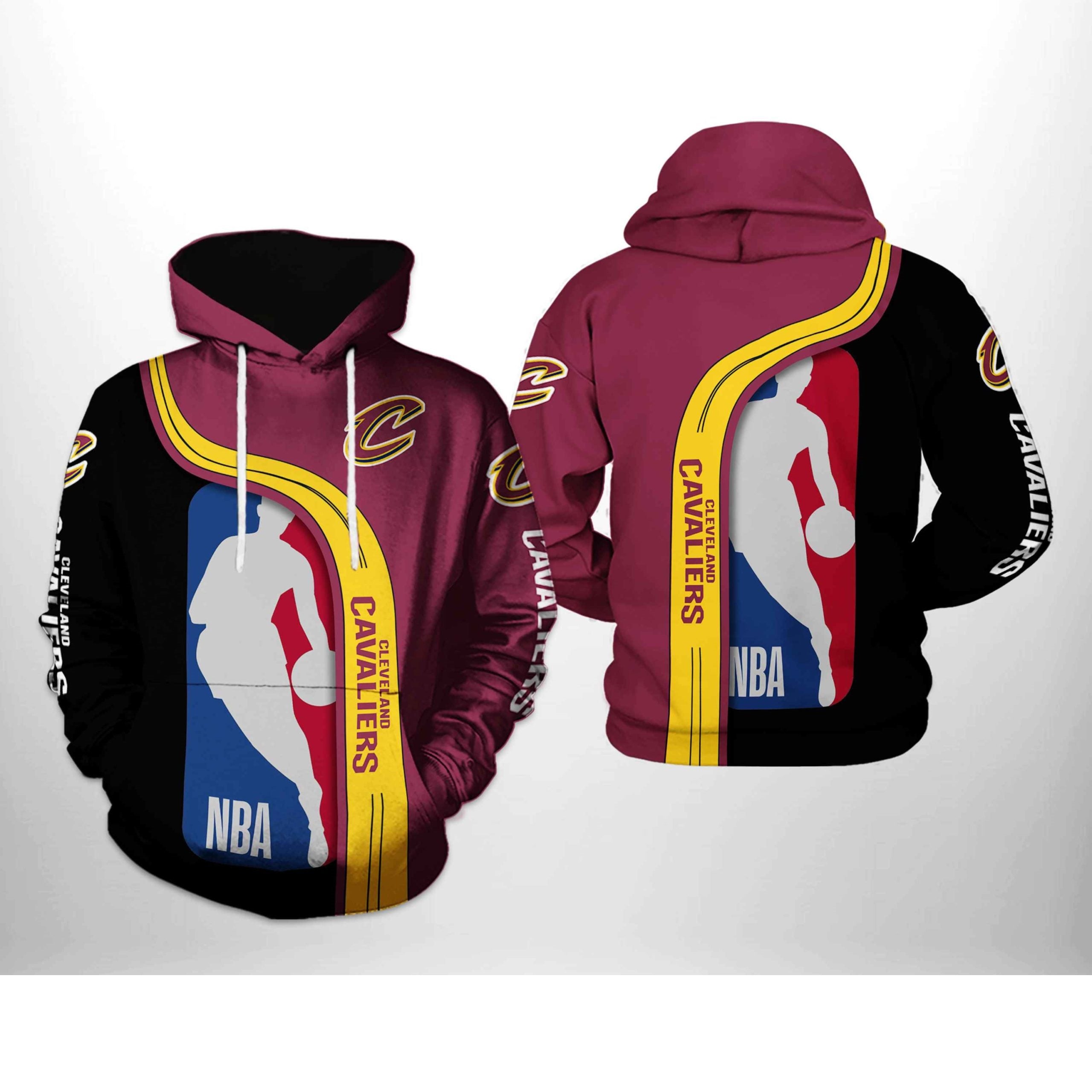 Cleveland Cavaliers Color Block Hoodie